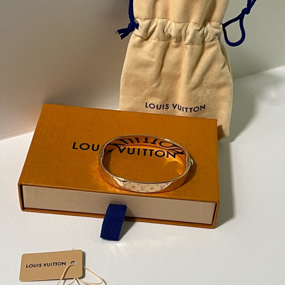 Louis Vuitton Gold Monogram Bracelet
